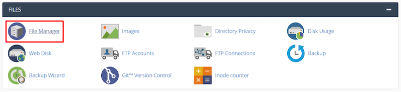 cpanel file manager