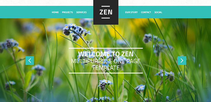 Zen – Responsives Mehrzweck-OnePage-WordPress-Thema