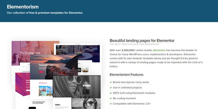 elementoryzm wordpress theme autorstwa cssigniter