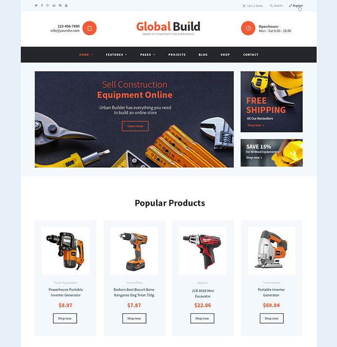 Globaler Aufbau | Bau WordPress-Thema