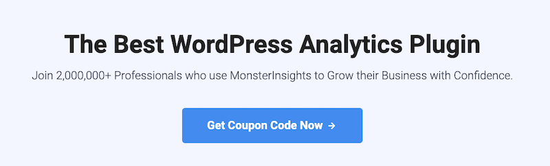 Kod kuponu MonsterInsights