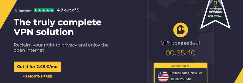 Cyberghost, szybki dostawca VPN