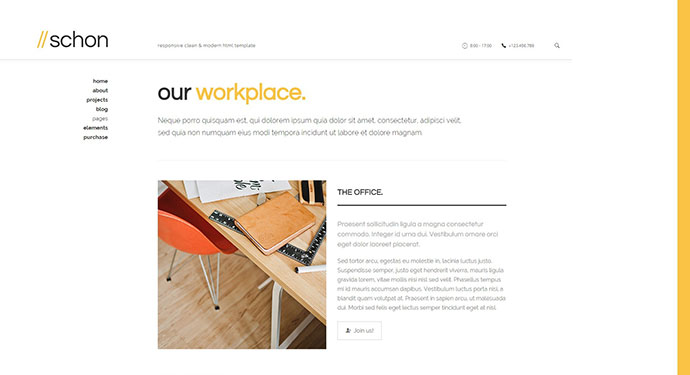 Schon — современная тема WordPress для бизнеса