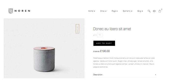 Noren - Boutique Thème WordPress WooCommerce