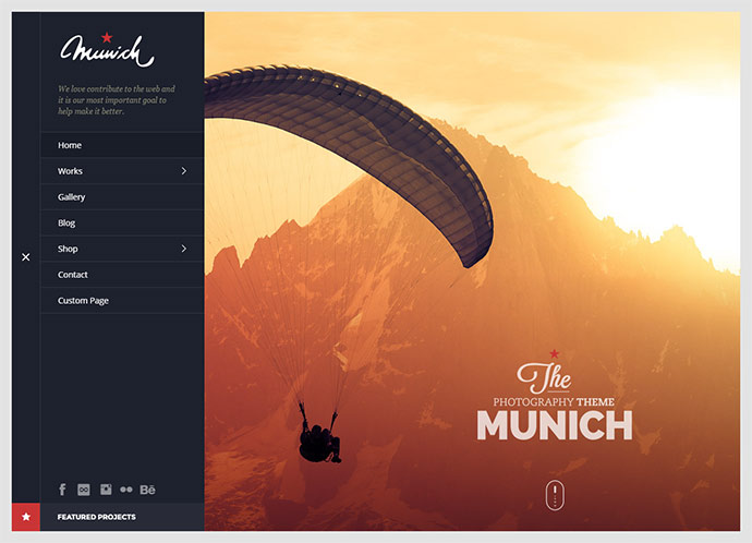 Tema de WordPress para fotografía de Munich