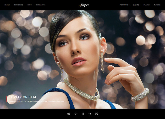 Foto Tema de WordPress a pantalla completa