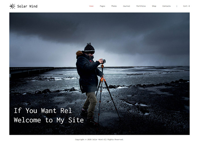 Fotografía Tema de WordPress