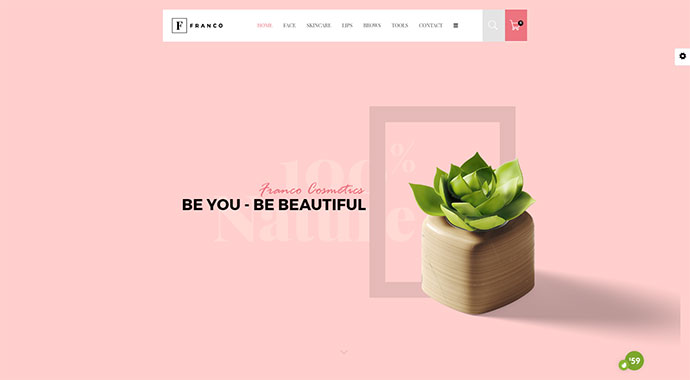 Franco - Elegante tema de WordPress para WooCommerce
