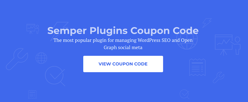 code de coupon des plugins sempre