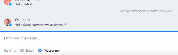 Facebook Canlı Messenger Sohbeti