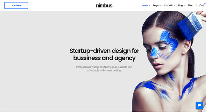 Nimbus - 现代企业和初创企业 WordPress 主题