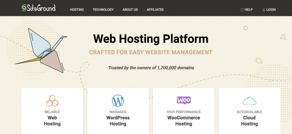 Hospedagem WordPress Barata Siteground