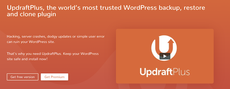 7. UpdraftPlus WordPress 备份 WordPress 插件