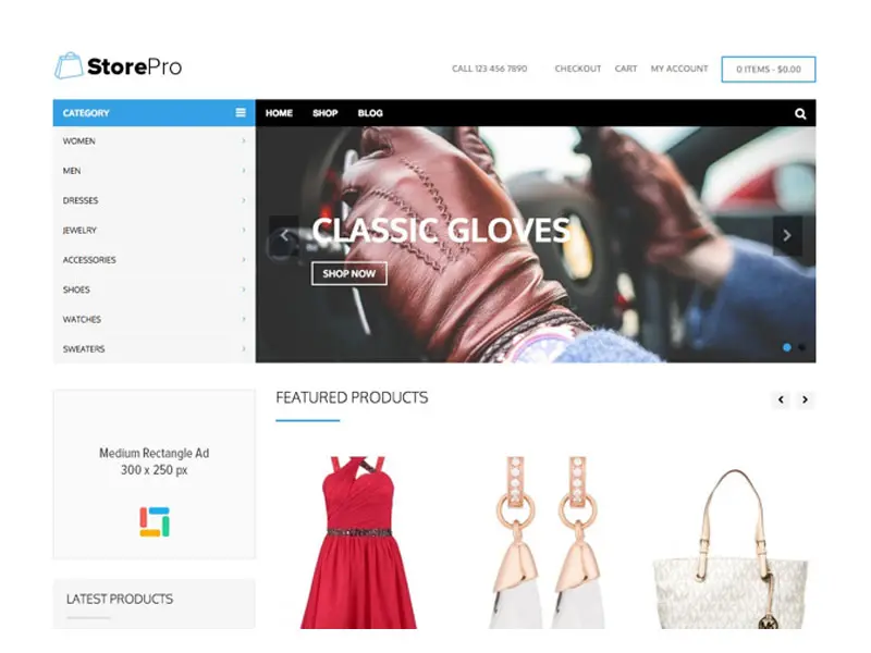 Tema Wordpress Storepro Woocommerce
