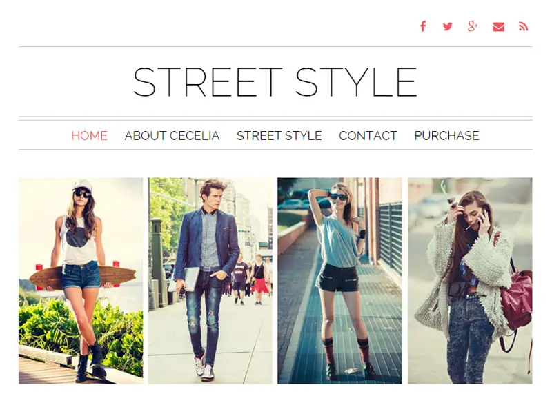 Tema Street Style Wordpress Fahion