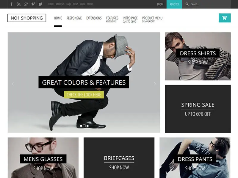 Tema WordPress per lo shopping n. 1 per lo shopping