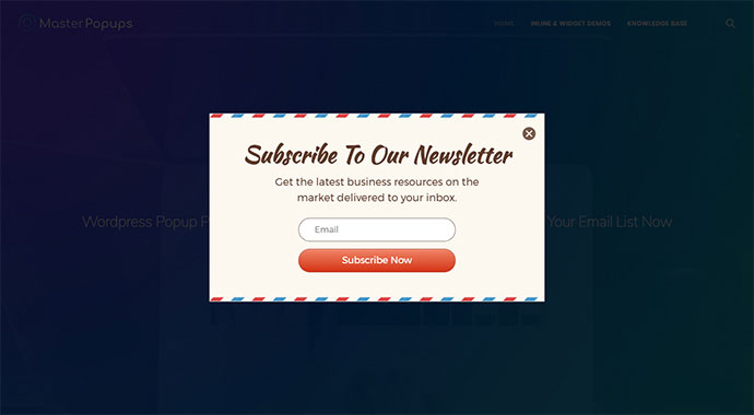 Master Popups - 用於潛在客戶生成的 WordPress 彈出插件。獲取訂閱者並增加您的電子郵件列表
