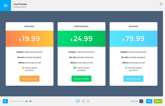 Go Pricing - WordPress 響應式定價表