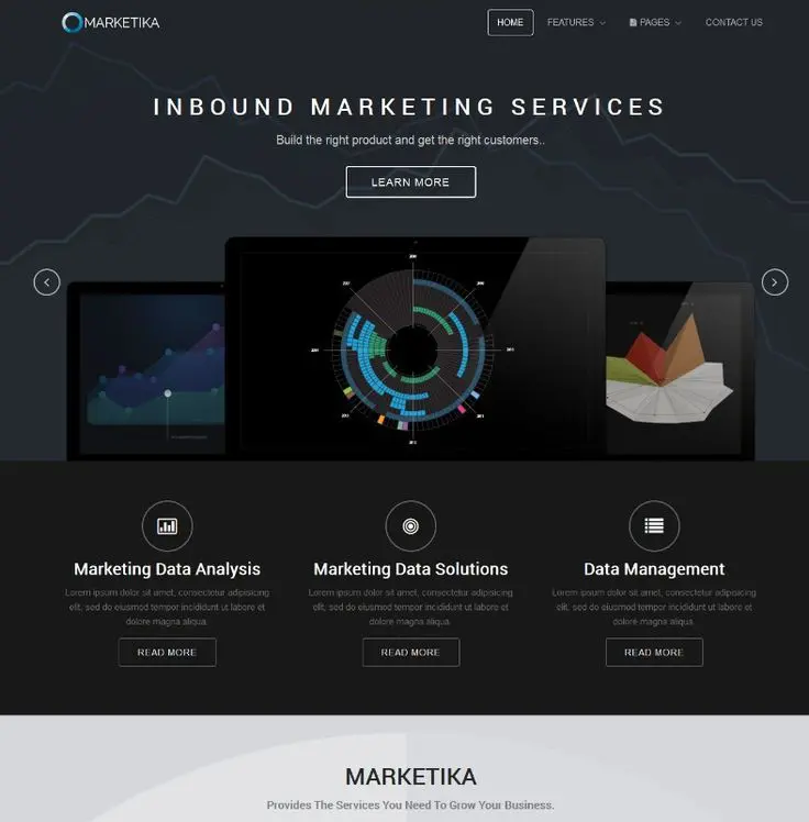 7-Маркетика Шаблон Joomla