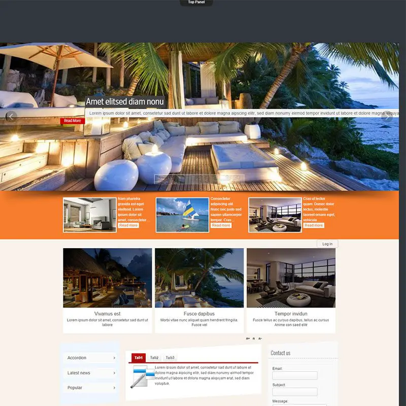 Ol-Ezra Joomla Hotelvorlage