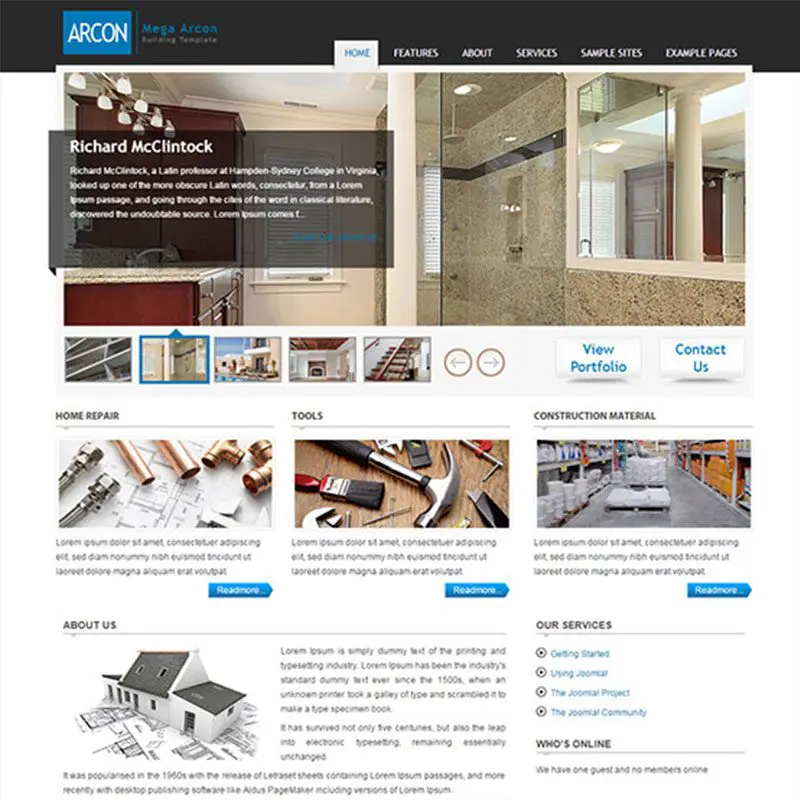 Ot-Arcon Hotel Joomla-Vorlage