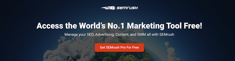 Cum să obțineți SEMrush Pro gratuit