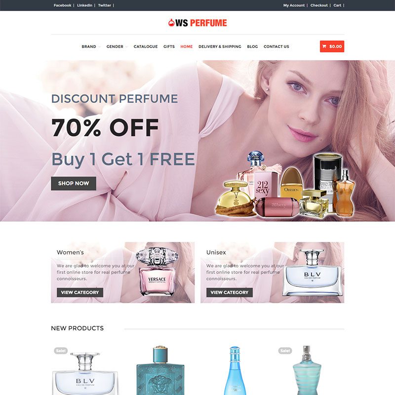 Ws-Perfume Woocommerce Wordpress Theme
