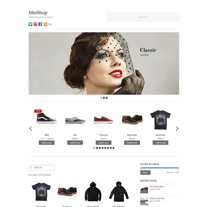 Minshop Woocommerce Wordpress Theme