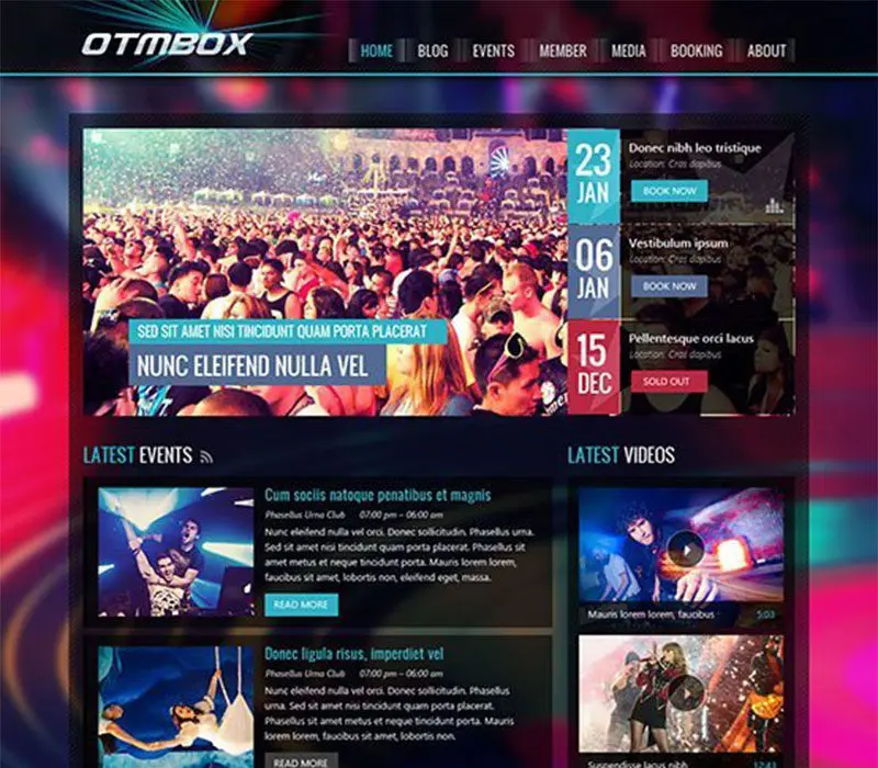 Ot-Mbox Joomla Eğlence Şablonu