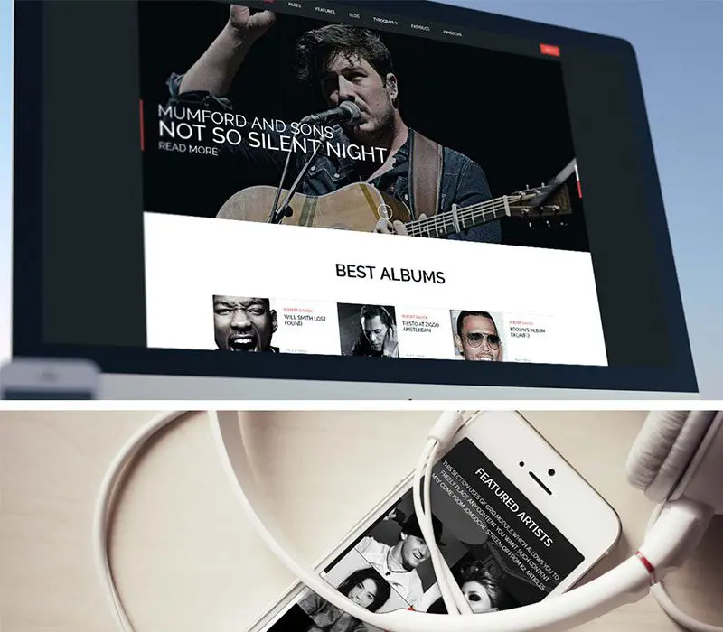Müzik Durumu Joomla Müzik Şablonu