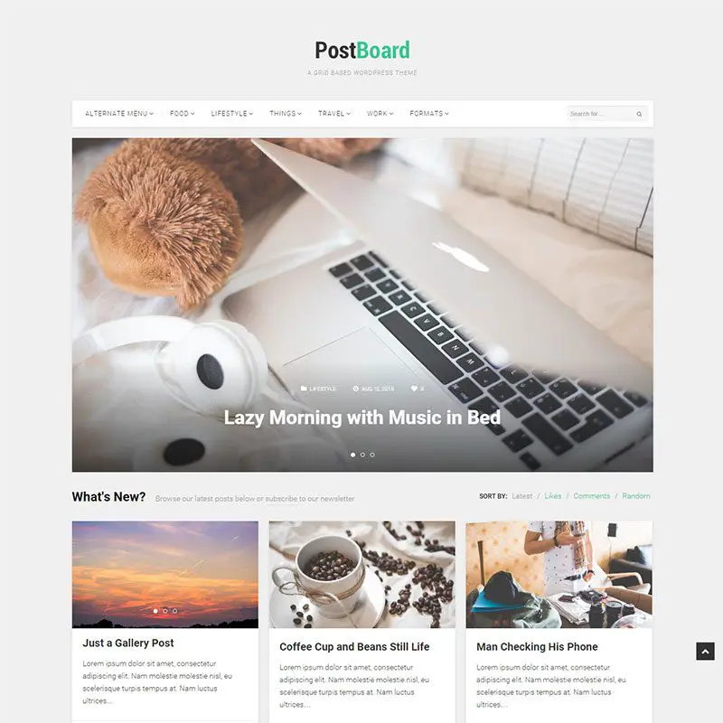 وورد موضوع Postboard