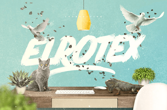 الخط المجاني - Elrotex