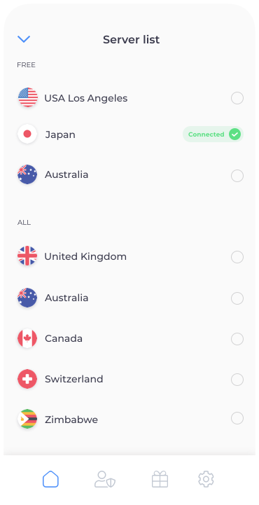Atlas VPN 服務器