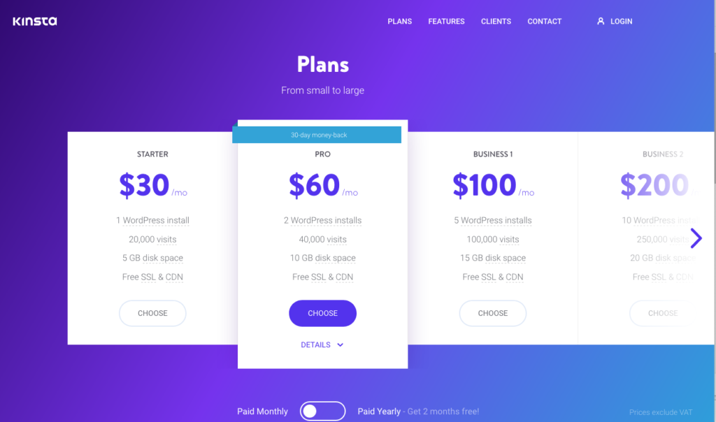 Hosting WordPress Kinsta