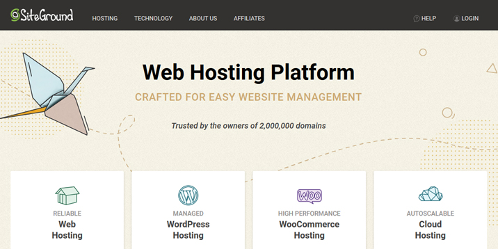 Siteground ist ein Hosting-Unternehmen im mittleren Preissegment