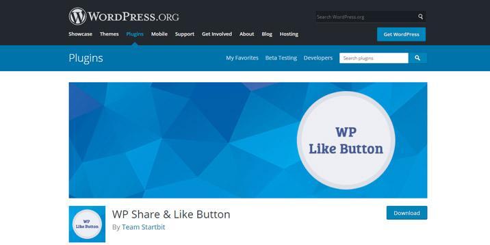 WP Teilen und Like-Button