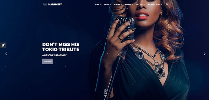 Гармония Музыка WordPress