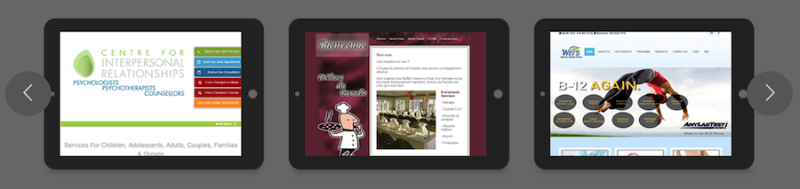 Kostenlose Hostpapa-Webdesigns