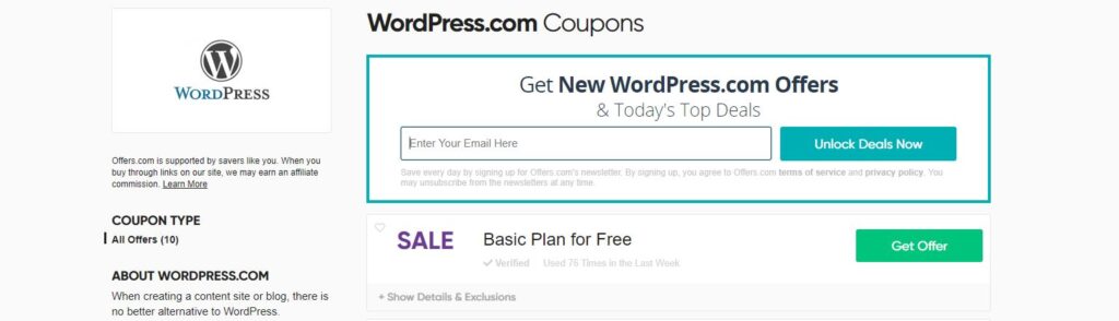 Codes de réduction pour les plugins WordPress