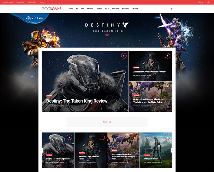 GoodLife - Tema Responsivo para Revistas y Periódicos
