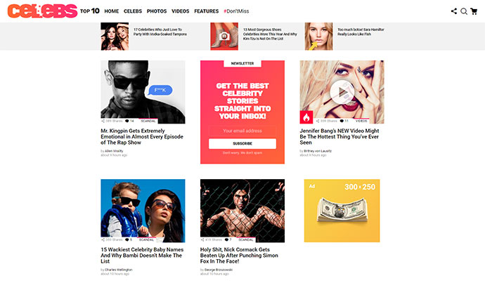 Bimber - Tema de WordPress para revista viral