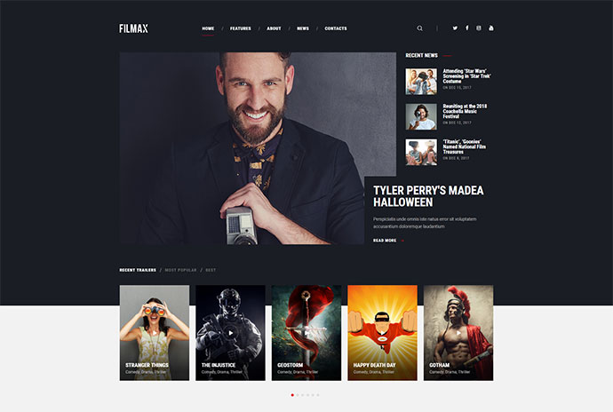 Filmax | Revista de películas Tema de WordPress