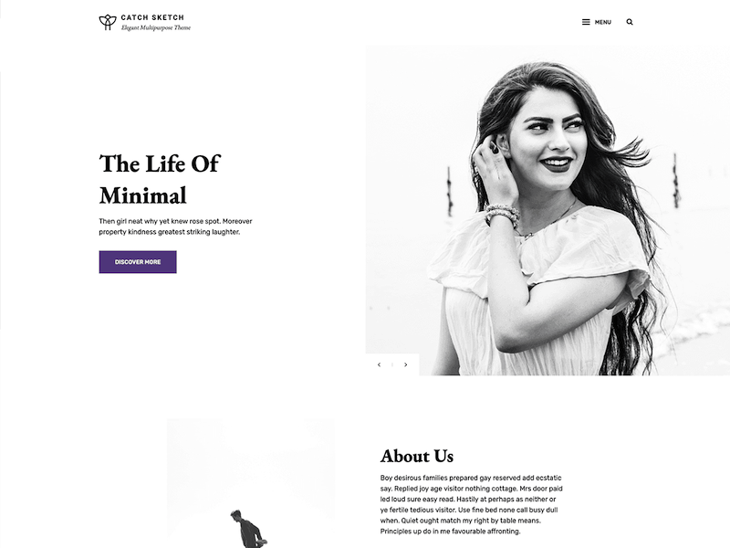 Catch Sketch WordPress, çevre dostu bir WordPress temasıdır