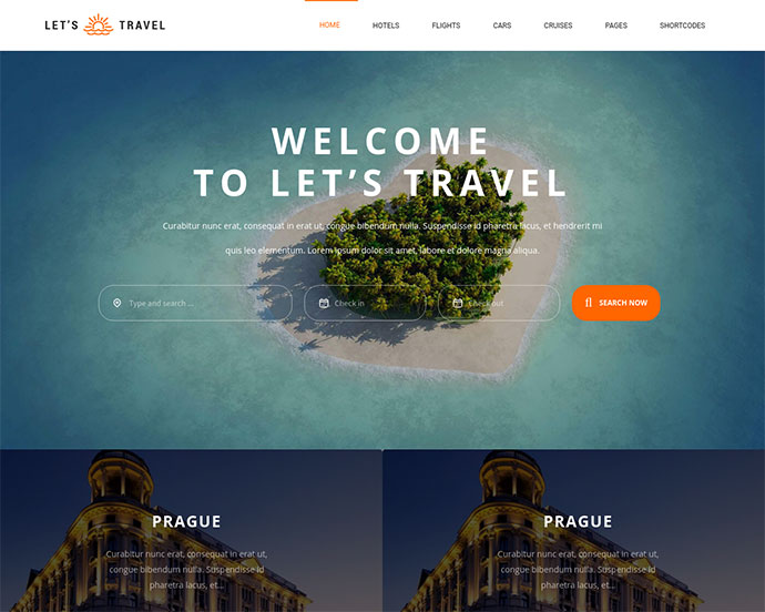 Duyarlı Seyahat Acentası WordPress Teması