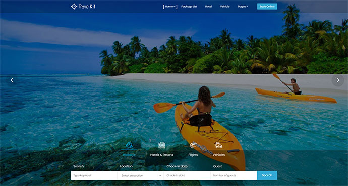 Travelkit - Tam Kapsamlı Tur ve Seyahat WordPress Teması