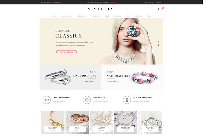 Nitro - 来自电子商务专家的通用 WooCommerce 主题