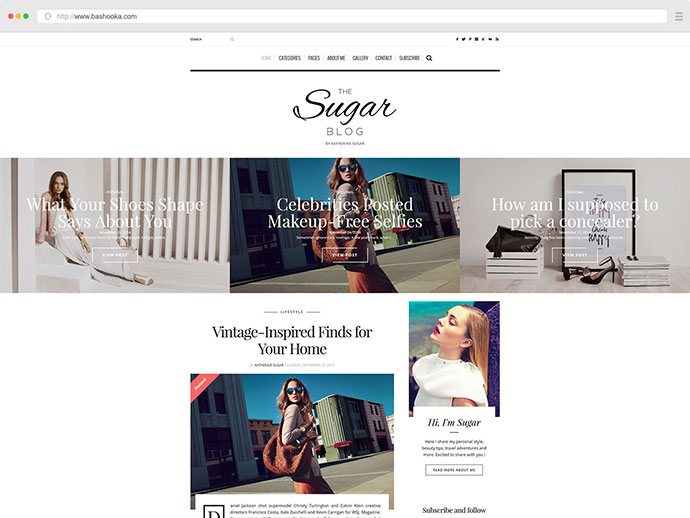 SugarBlog - 干净和个人的 WordPress 博客主题