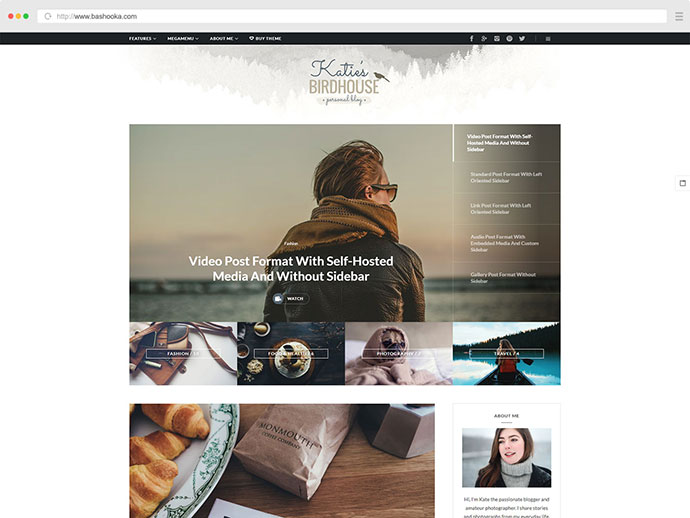 BirdHouse - 响应式 WordPress 博客主题