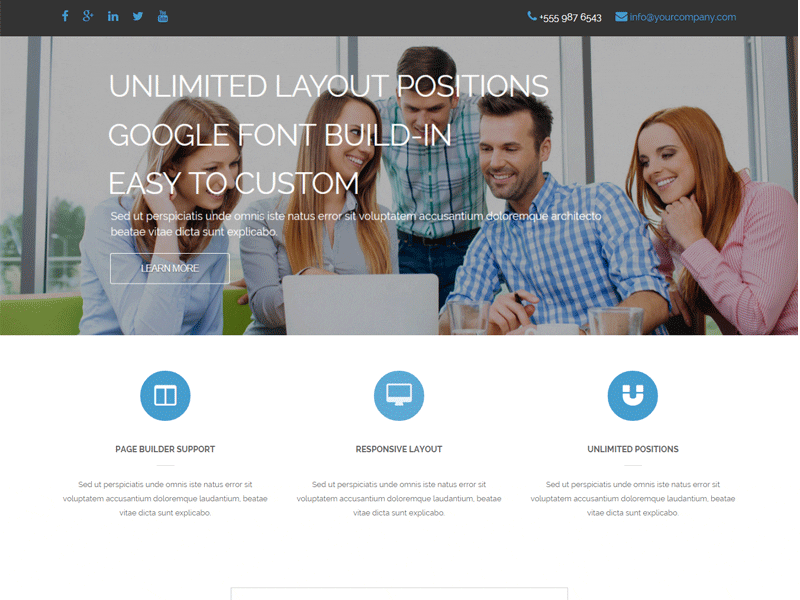 Lt Pro Business – Tema gratuito per WordPress Corporation / Pro Business