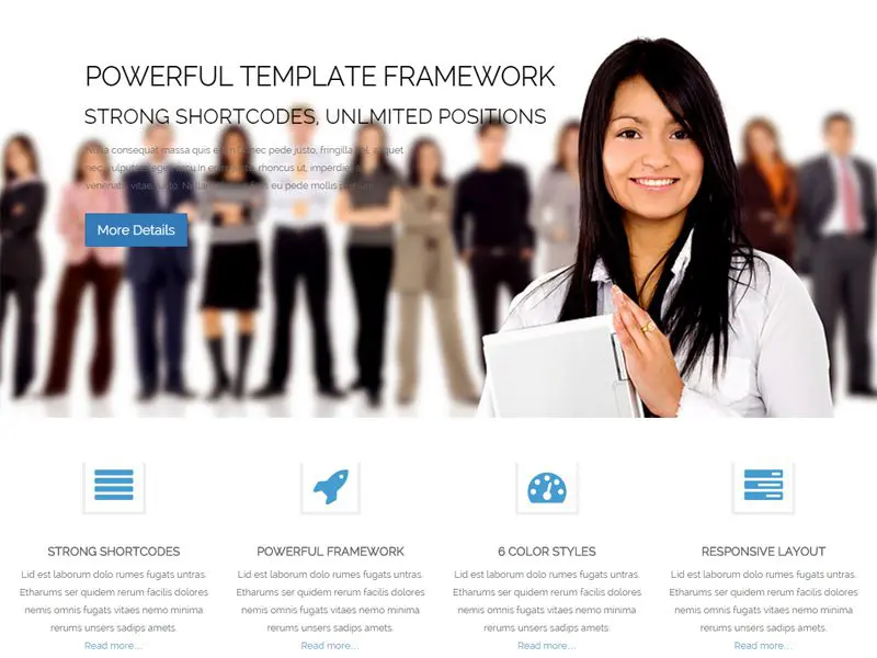Tema Wordpress per affari Lt